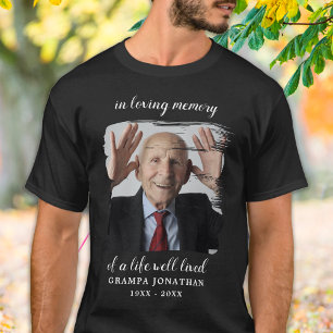 In Loving Memory Custom Photo Keepsake Memorial T-Shirt
