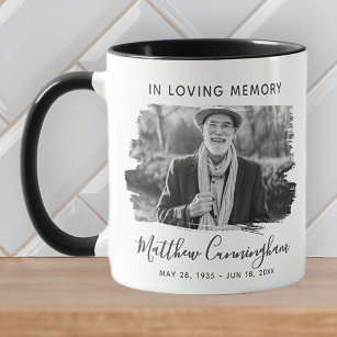 In Loving Memory Custom Photo Memorial Mug