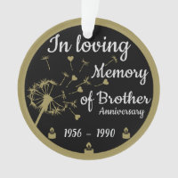 In loving Memory Death Anniversary Brother
