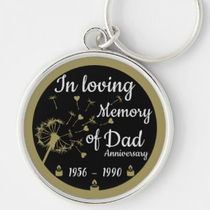 In loving Memory Death Anniversary Dad Key Ring