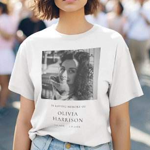 In Loving Memory Elegant Memorial  T-Shirt