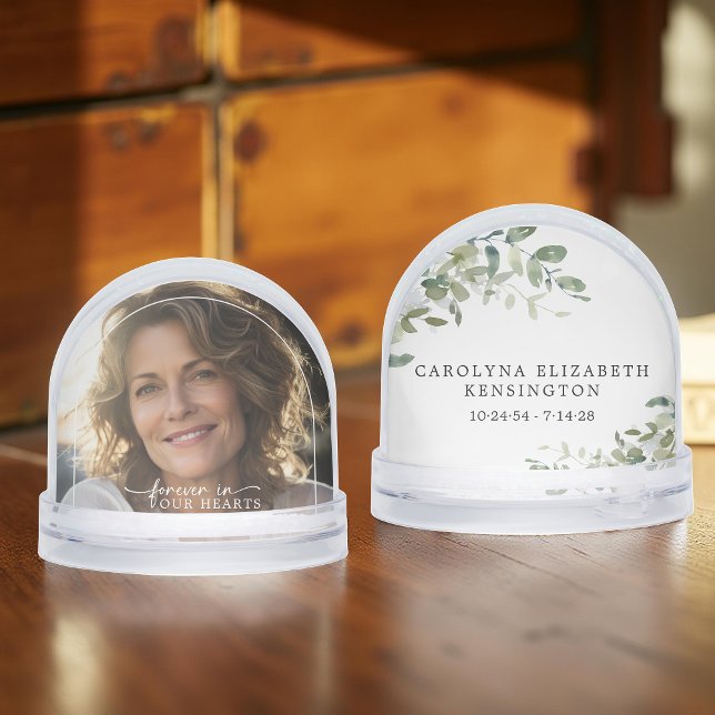 In Loving Memory Elegant Photo Keepsake Snowglobe (In Loving Memory Elegant Photo Keepsake Snow Globe)