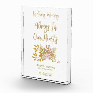 In Loving Memory for Dear Ones Remebrace Photo Block