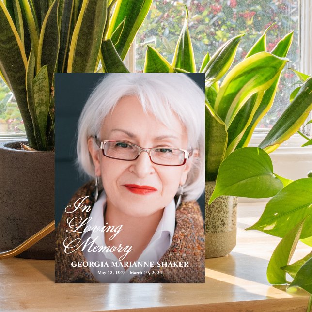 In Loving Memory Full Photo Memorial Program Programme (Creator Uploaded)