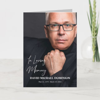 In Loving Memory Full Photo Memorial Program Programme