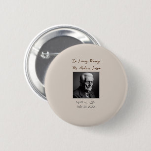 In Loving Memory Funeral Memorial Tribute Keepsake 6 Cm Round Badge