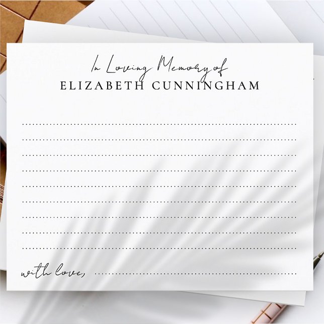 In Loving Memory Funeral Modern Share A Memory (Creator Uploaded)