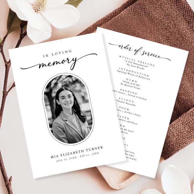 In Loving Memory Funeral Order of Service Program Programme (Creator Uploaded)