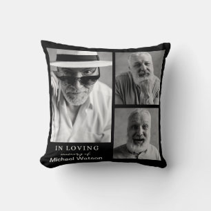 In Loving Memory Grandpa Funeral Memorial Keepsake Cushion