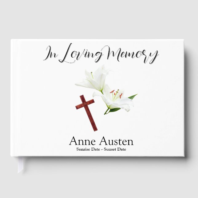 In Loving Memory Guest Book (Front)