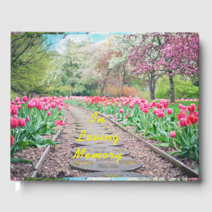 In Loving Memory Guest Book: Funeral Guest Book