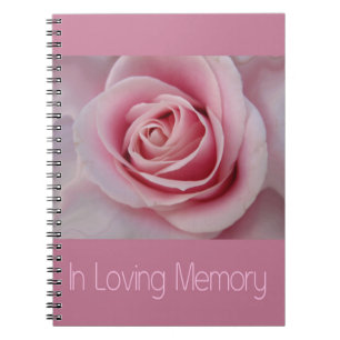 In Loving Memory guestbook Notebook