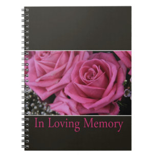 In Loving Memory guestbook Notebook