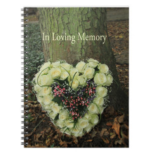 In Loving Memory guestbook Notebook