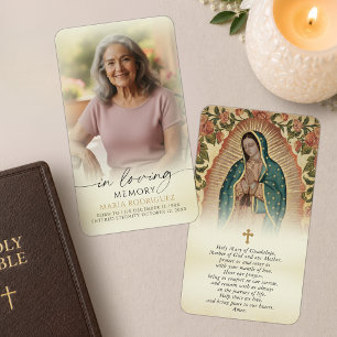In Loving Memory Holy Mary of Guadalupe Prayer
