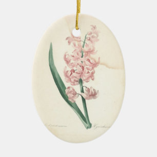 In Loving Memory Hyacinth Custom Photo Memorial Ceramic Tree Decoration