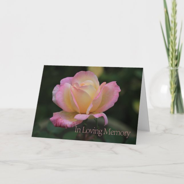 In Loving Memory Invitation (Front)