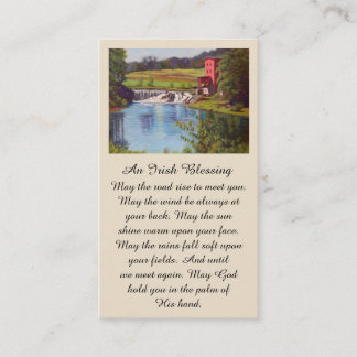 In loving memory Irish Blessing Prayer Card