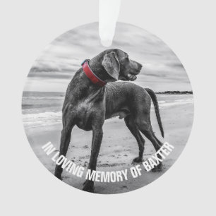 In Loving Memory   Keepsake Photo Memorial Ornament