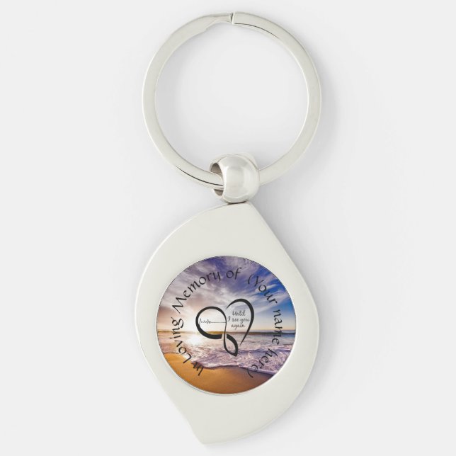 In Loving Memory Key Ring (Front)