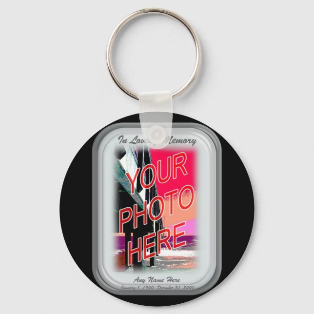 In Loving Memory Key Ring (Front)
