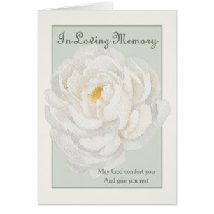 In Loving Memory Mass Offering Sympathy - Peony
