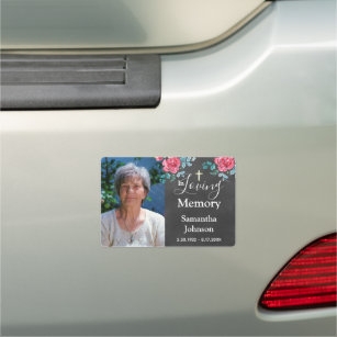 In Loving Memory Memorial Car Magnet