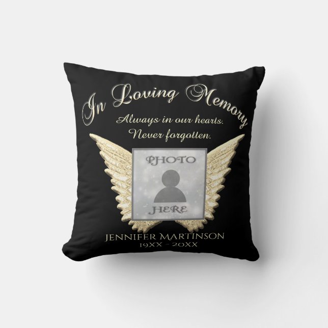 In Loving Memory Memorial Cushion (Front)