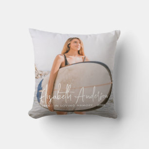 In Loving Memory Memorial Funeral Modern Cushion