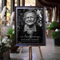 In Loving Memory Memorial Funeral Tribute