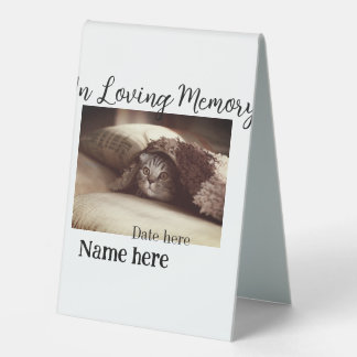 In loving memory memorial keepsake add pet name
