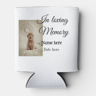 In loving memory memorial keepsake add pet name can cooler