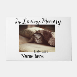 In loving memory memorial keepsake add pet name doormat