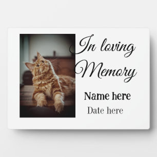 In loving memory memorial keepsake add pet name plaque