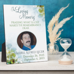 In Loving Memory Memorial Keepsake Plaque