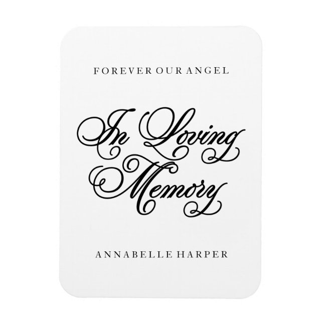 In Loving Memory | Memorial Magnet (Vertical)