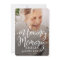In Loving Memory Memorial Modern Simple Photo Card