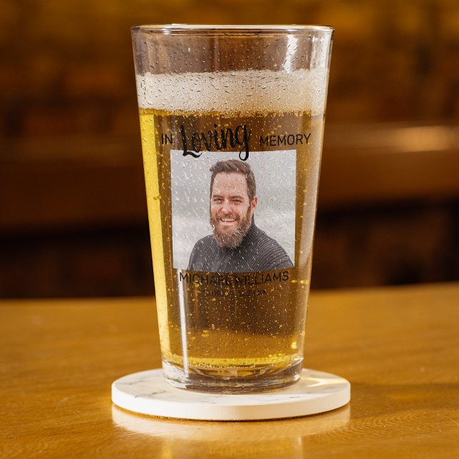 In Loving Memory | Memorial Personalised Photo Glass (Creator Uploaded)