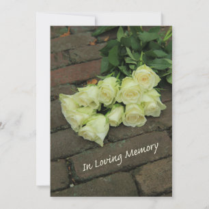 In Loving Memory Memorial Service Invitation