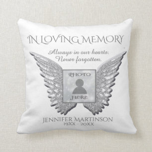 In Loving Memory Memorial Throw Pillow