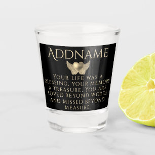 In Loving Memory Message Shot Glass
