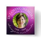 In Loving Memory Modern Amethyst Mauve Iris Purple