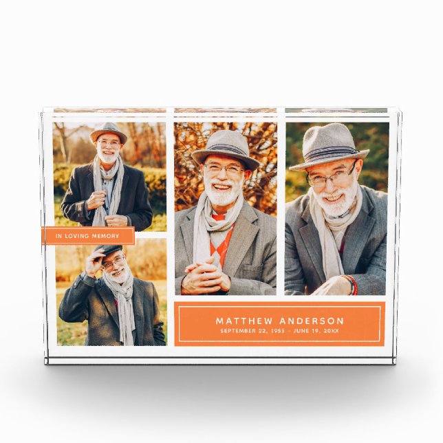 In Loving Memory Modern Colour Photo (Front)