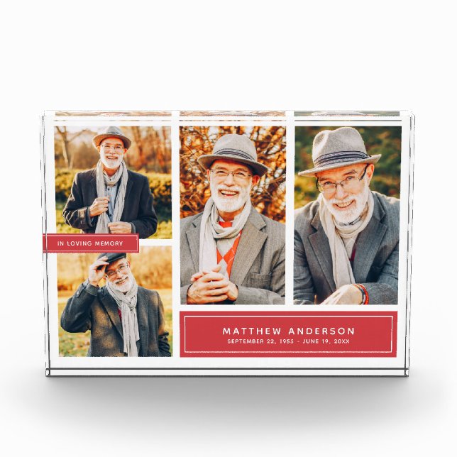 In Loving Memory Modern Colour Photo (Front)