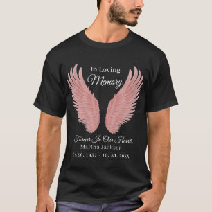 In Loving Memory Modern Custom Photo Memorial  T-Shirt