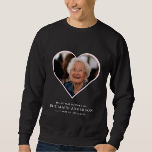 in loving memory modern cute heart photo T-Shirt Sweatshirt