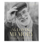 In Loving Memory Modern Elegant Photo Memorial