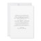 In Loving Memory Modern Script Photo Funeral 