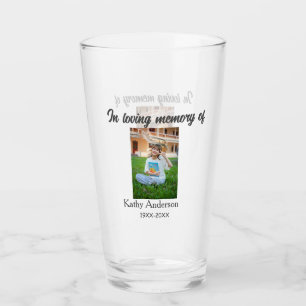 In loving memory of add name memorial keepsake glass