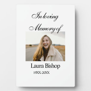 In loving memory of funeral keepsake add name year plaque